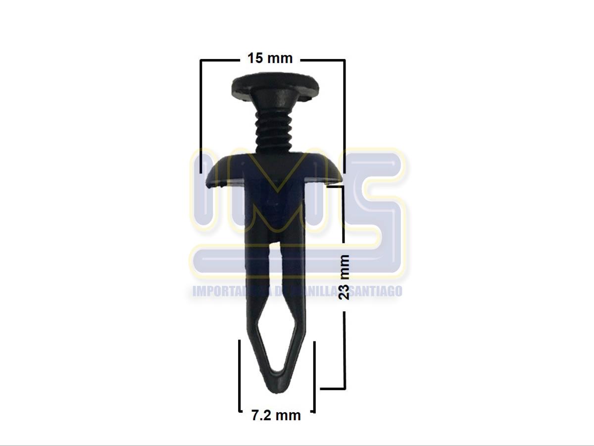 Broche Guardafango Plastico Negro (compra Minima 25/u) Universal Varios img-2, Importadoraims